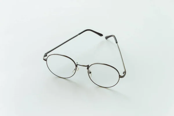 Lunettes Vintage Isolées Sur Fond Blanc Pour Lire Vie Quotidienne — Photo