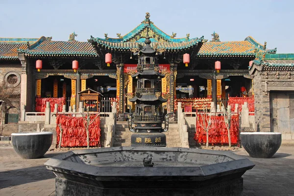Pingyao Shanxi Eyaleti Çin Pingyao Daki Şehir Tanrısı Tapınağı Şehir — Stok fotoğraf
