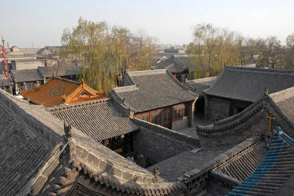 Pingyao Shanxi Eyaleti Çin Pingyao Antik Kasabasındaki Konfüçyüs Tapınağı Bakın — Stok fotoğraf