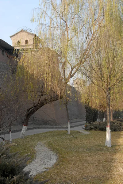 Pingyao Provincia Shanxi China Muralla Ciudad Pingyao Torres Vigilancia Vistas — Foto de Stock