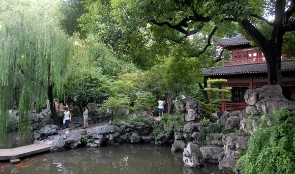 Jardin Yuan Shanghai Chine Jardin Yuan Dans Vieille Ville Shanghai — Photo