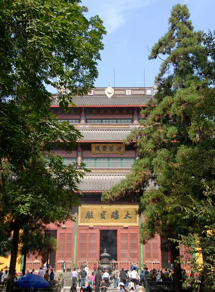 Hangzhou Provincia Zhejiang China Templo Lingyin También Conocido Como Templo — Foto de Stock