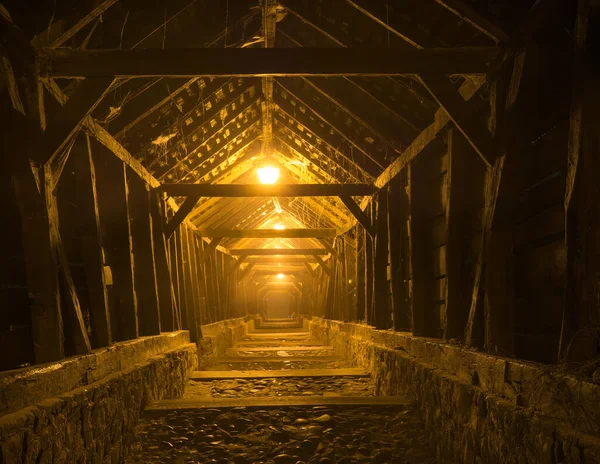 Sighisoara Romania 2020 Covered Stairway Scara Acoperita Built 17Th Century — Stock Photo, Image