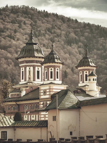 Sinaia Rumunsko 2020 Velká Kostelní Část Klášterního Komplexu Sinaia Byla — Stock fotografie