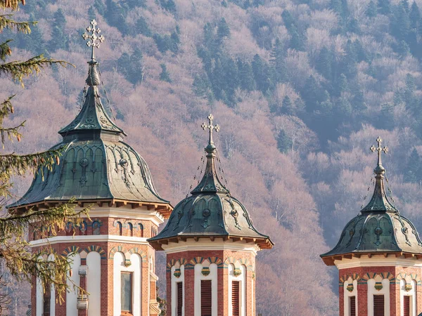 Sinaia Rumänien 2020 Der Große Kirchenteil Des 1695 Gegründeten Sinaia — Stockfoto
