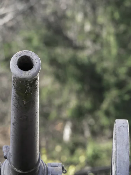 Detail World War Cannon Barrel — Stock Photo, Image