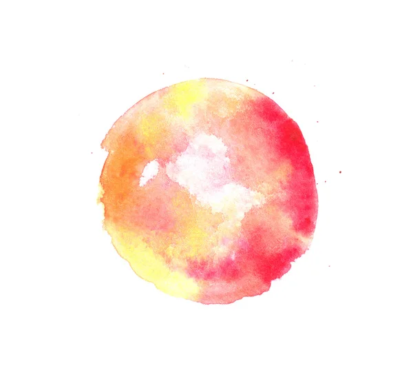 Daire boyalı, suluboya