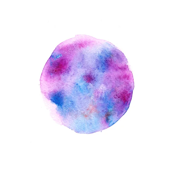 Daire boyalı, suluboya