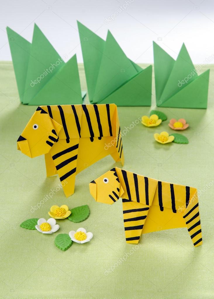 ᐈ Origami Tiger Stock Images Royalty Free Origami Tiger Photos Download On Depositphotos