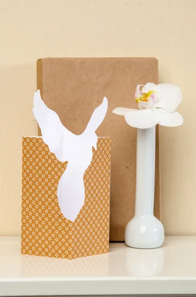 Creative greeting card dove — Stock Photo, Image