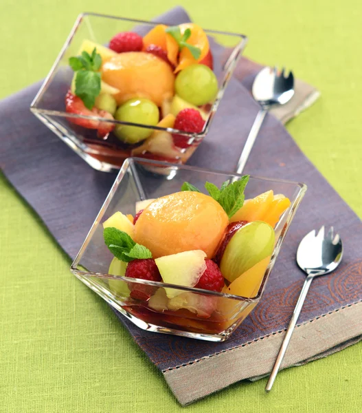 Tropical fruit salad — Stock Photo, Image