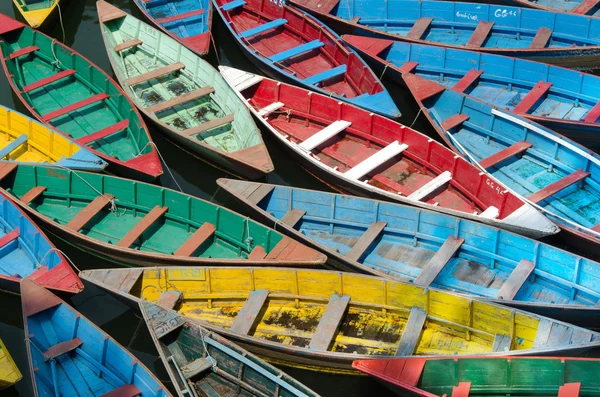 Barcos coloridos — Fotografia de Stock