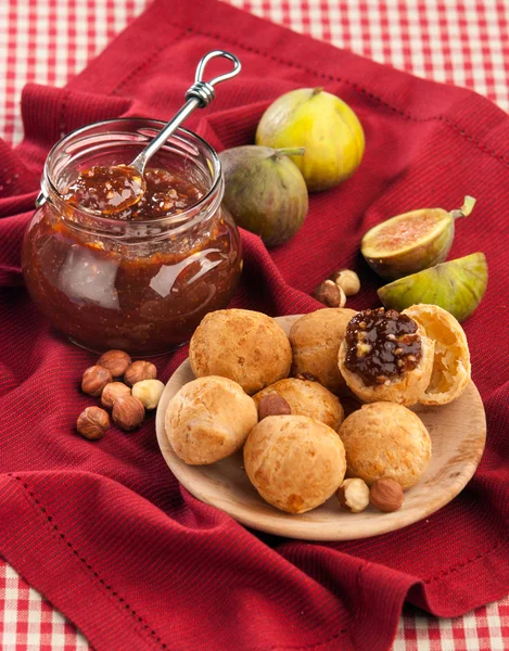 Fig chutney met hazelnoot — Stockfoto