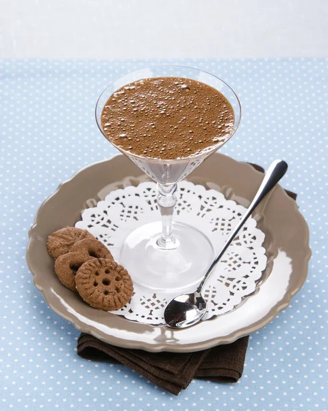 Mousse de chocolate — Fotografia de Stock