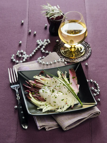 Carpaccio de vieiras —  Fotos de Stock