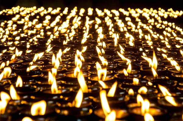 Luce delle candele — Foto Stock