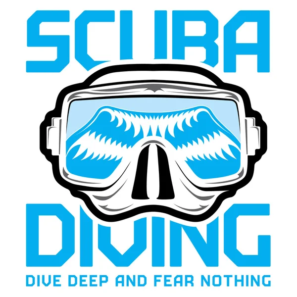 Diving _ underwater _ scuba _ lables - Stok Vektor