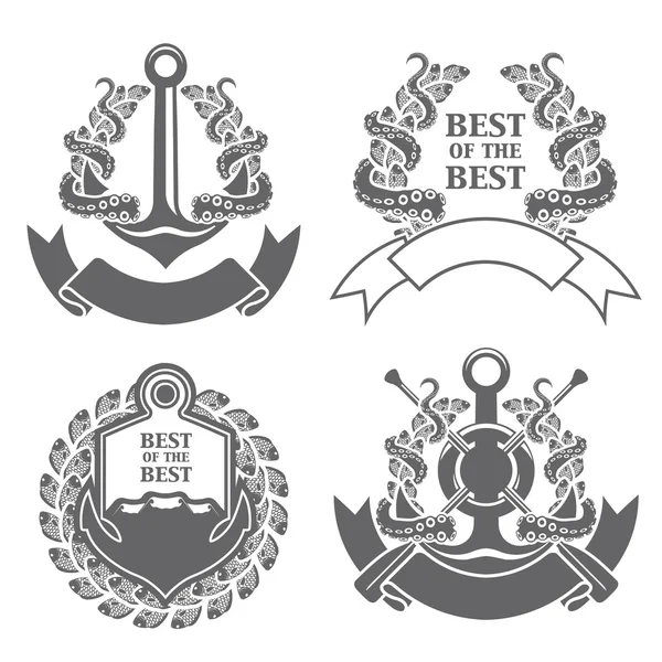 Nautical_lables — 图库矢量图片