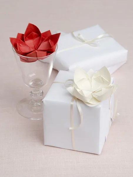 Origami bloemen decoratie geschenken — Stockfoto