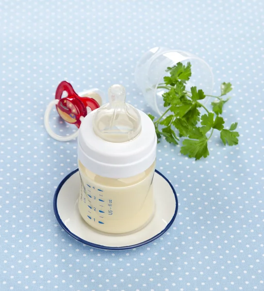 Baby food soup with vegetables — Stock Image Baby food soup with vegetables Stock Photo