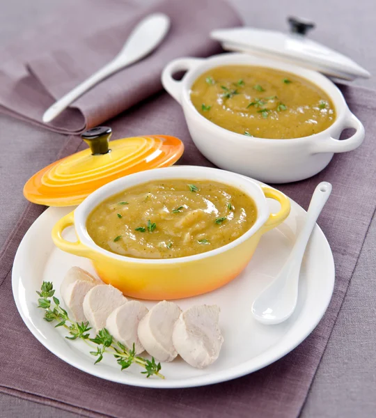 Puree zupa jarzynowa — Zdjęcie stockowe