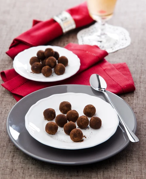 Çikolata şeker truffle — Stok fotoğraf