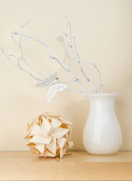 Interior decoration flower Kusudama — Stock Photo, Image