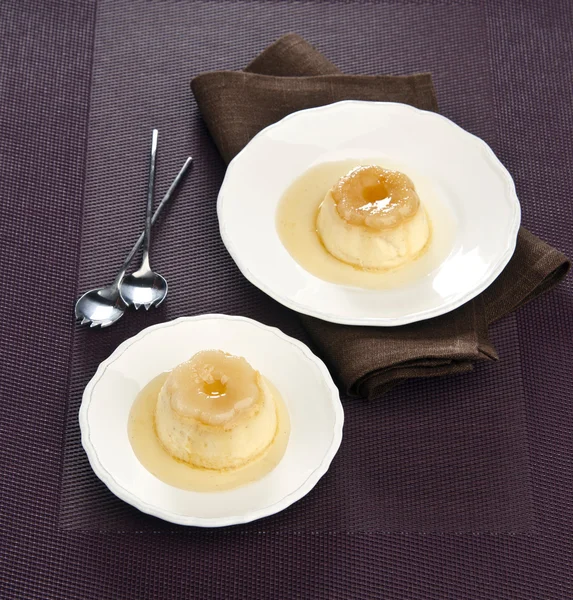 Dessert Creme Karamell — Stockfoto