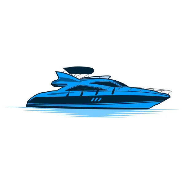 Luxury Yachts Logo Design Vector — Stock Vector