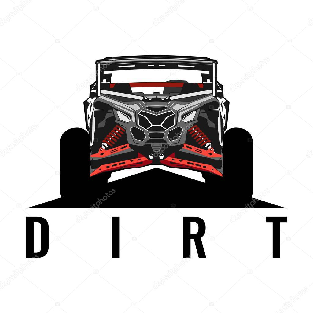 Utv logo design icon vector