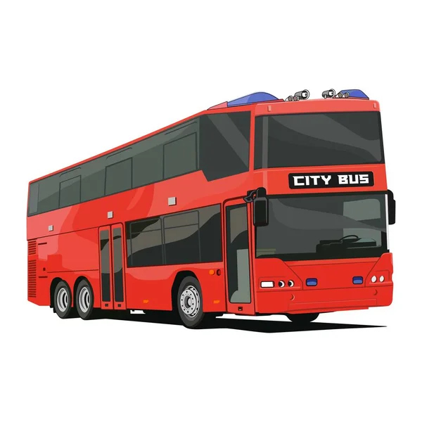 Stadt Bus Design Icon Vektor — Stockvektor