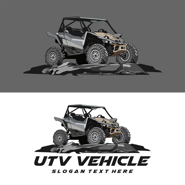 Utv Logo Diseño Icono Vector — Archivo Imágenes Vectoriales