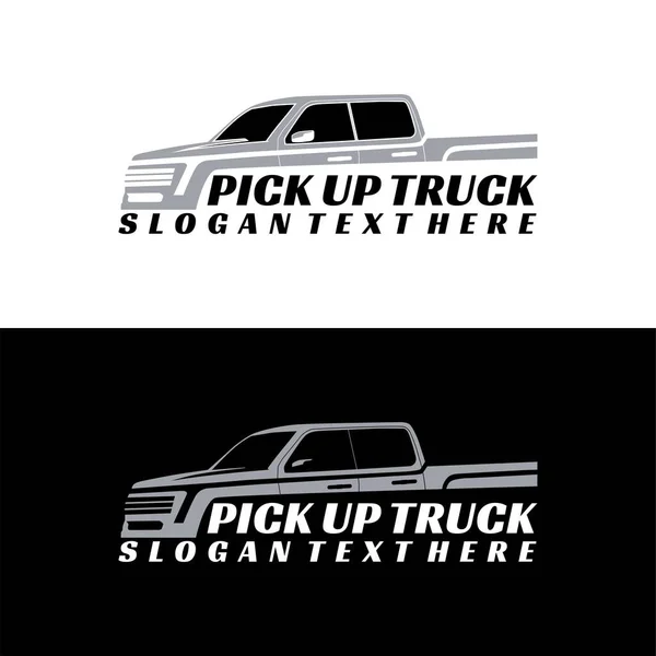 Pick Truck Logo Design Vector — Stock Vector