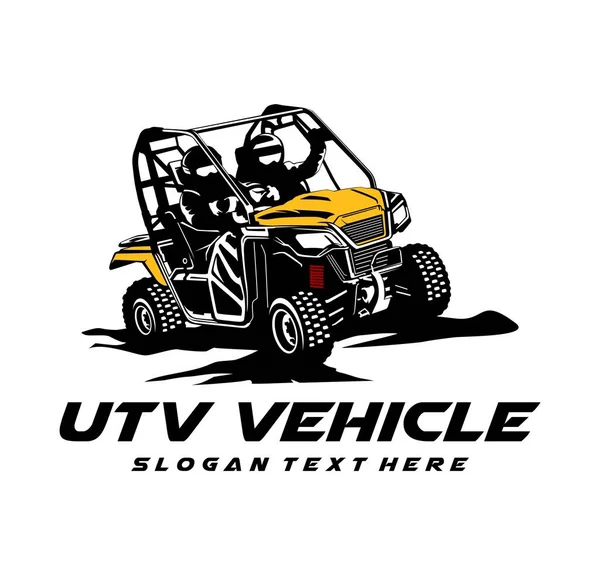 Utv Logo Design Icon Vector — Stock Vector