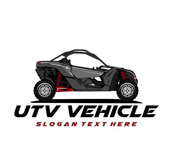 Utv Logo Design Icona Vettoriale — Vettoriale Stock