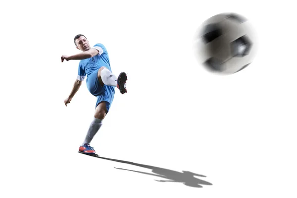 Soccer player in action — Stock Photo, Image