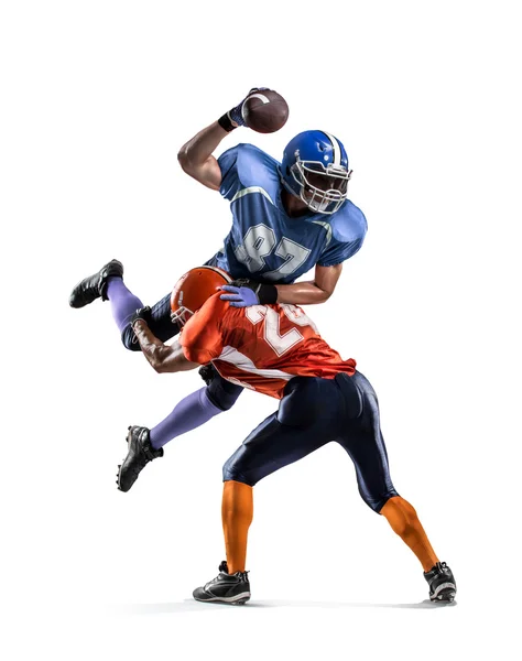 American-Football-Spieler in Aktion — Stockfoto