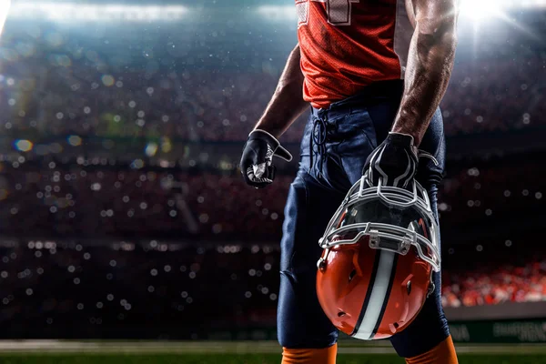 American football sportsman player — Stock Photo, Image