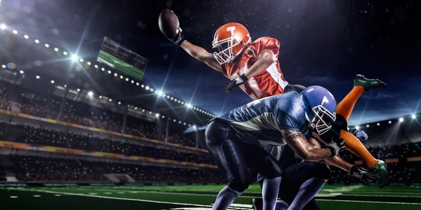 American football player in action — Stock Photo, Image