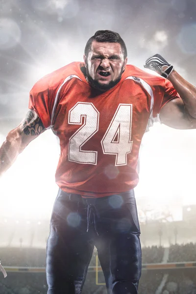 American football player in action — Stock Photo, Image