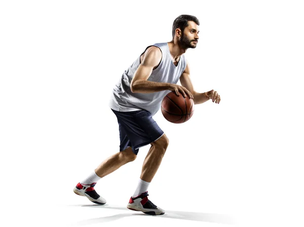 Jogador de basquete em ação — Fotografia de Stock