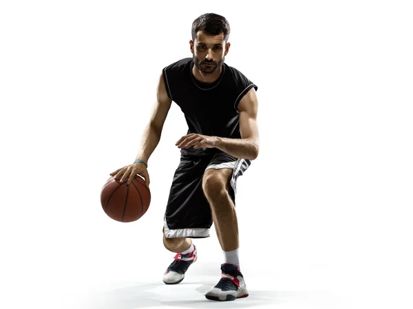 Jogador de basquete em ação — Fotografia de Stock