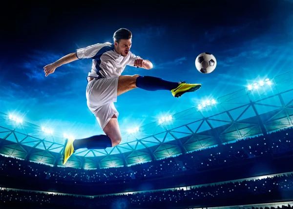 Soccer player in action — Stock Photo, Image