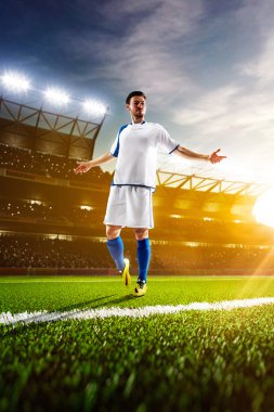 Futbolcu iş başında