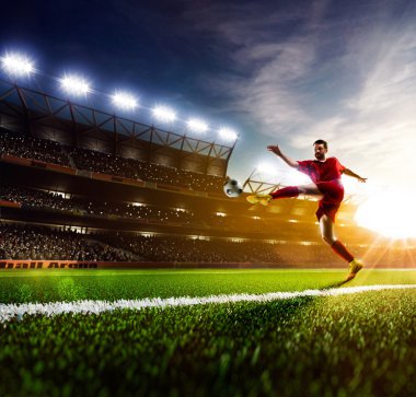 Futbolcu iş başında