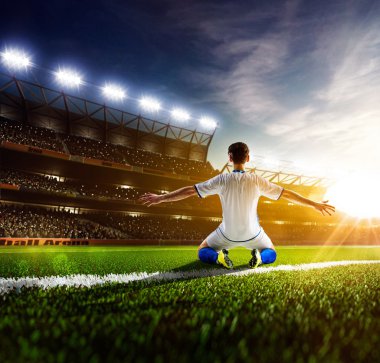 Eylem panorama futbol oyuncusu