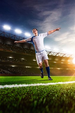 Eylem panorama futbol oyuncusu