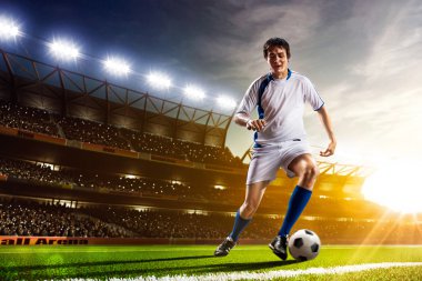 Eylem panorama futbol oyuncusu