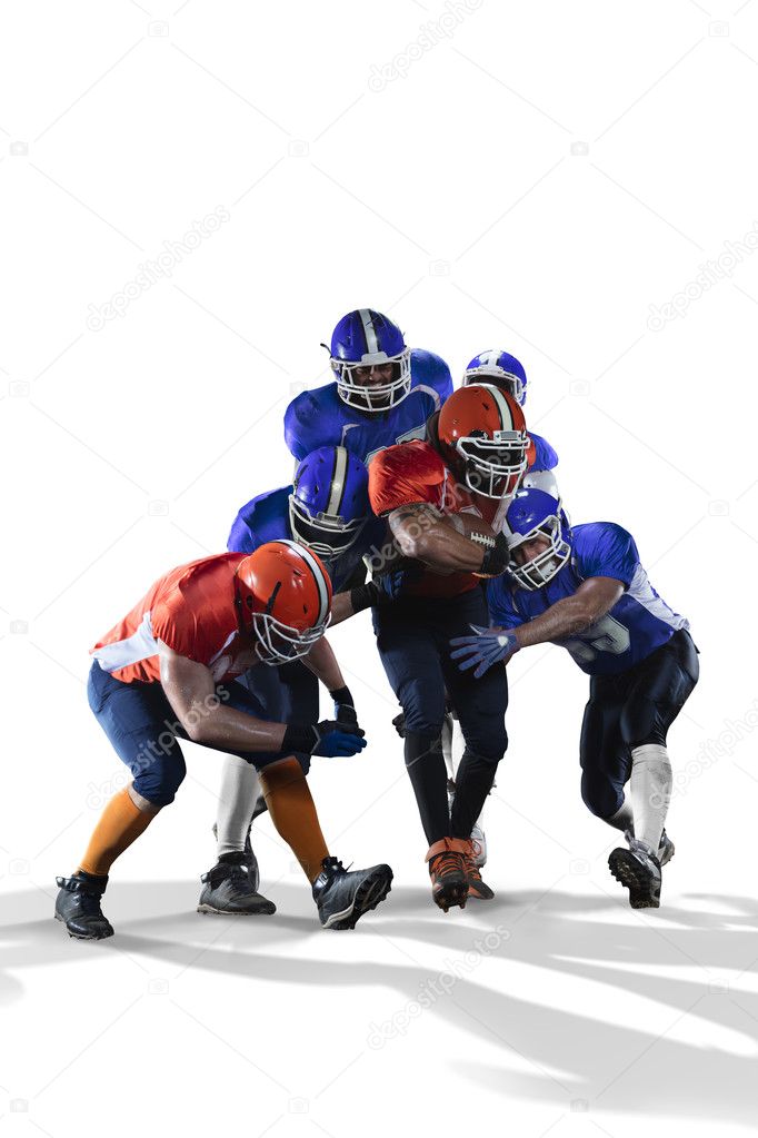 american football player in action