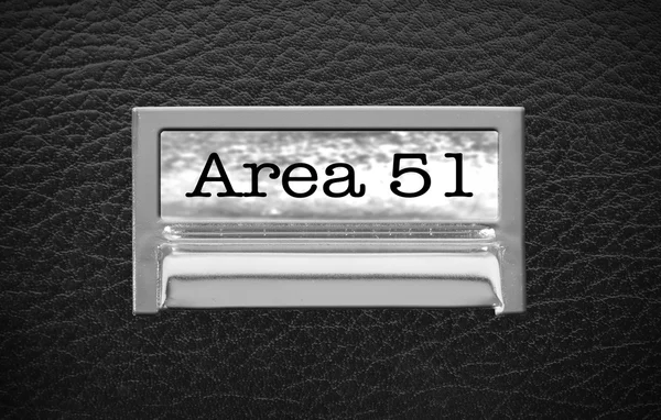 Area 51 fil låda — Stockfoto